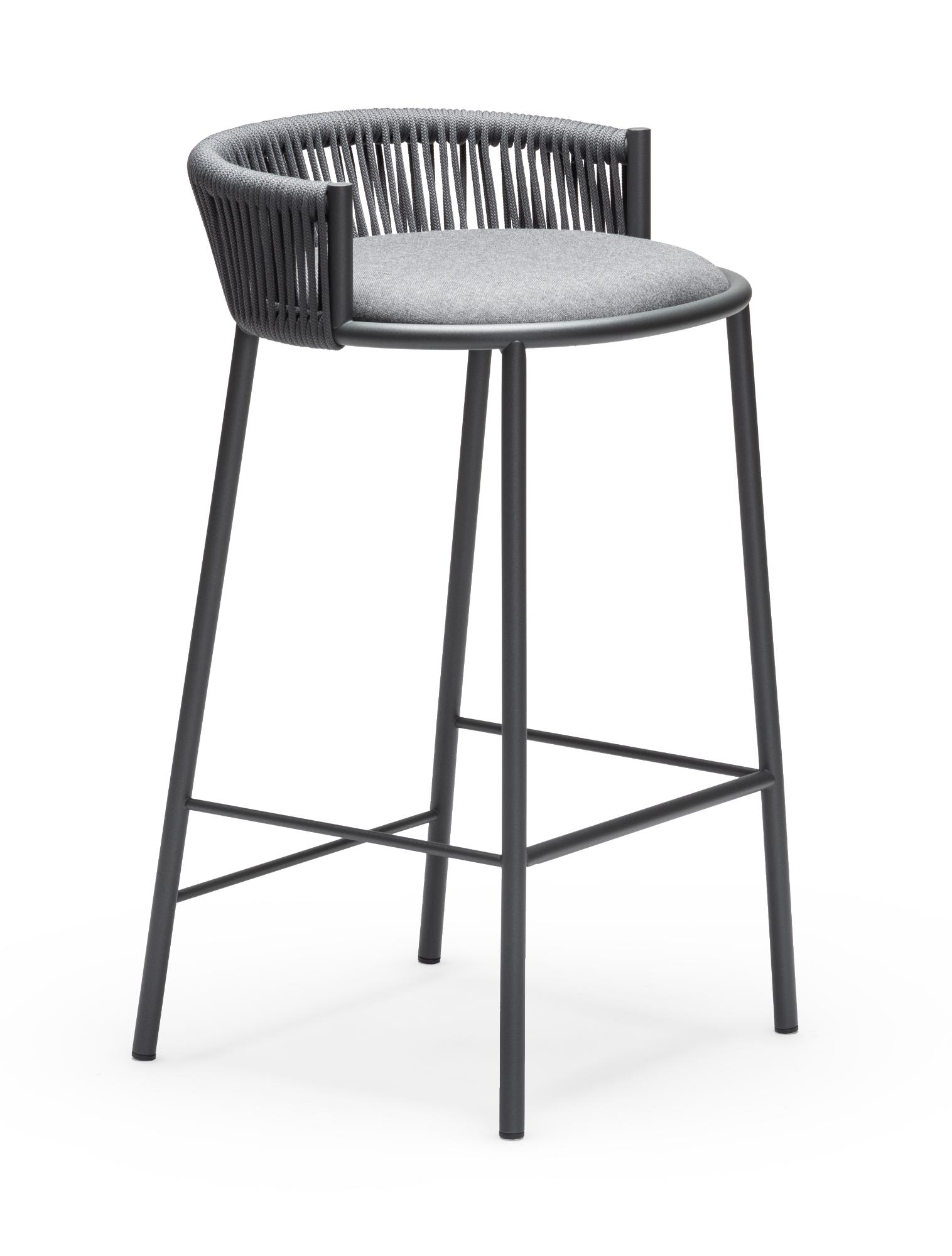 Millie SG-65 Gray Outdoor Bar Stool