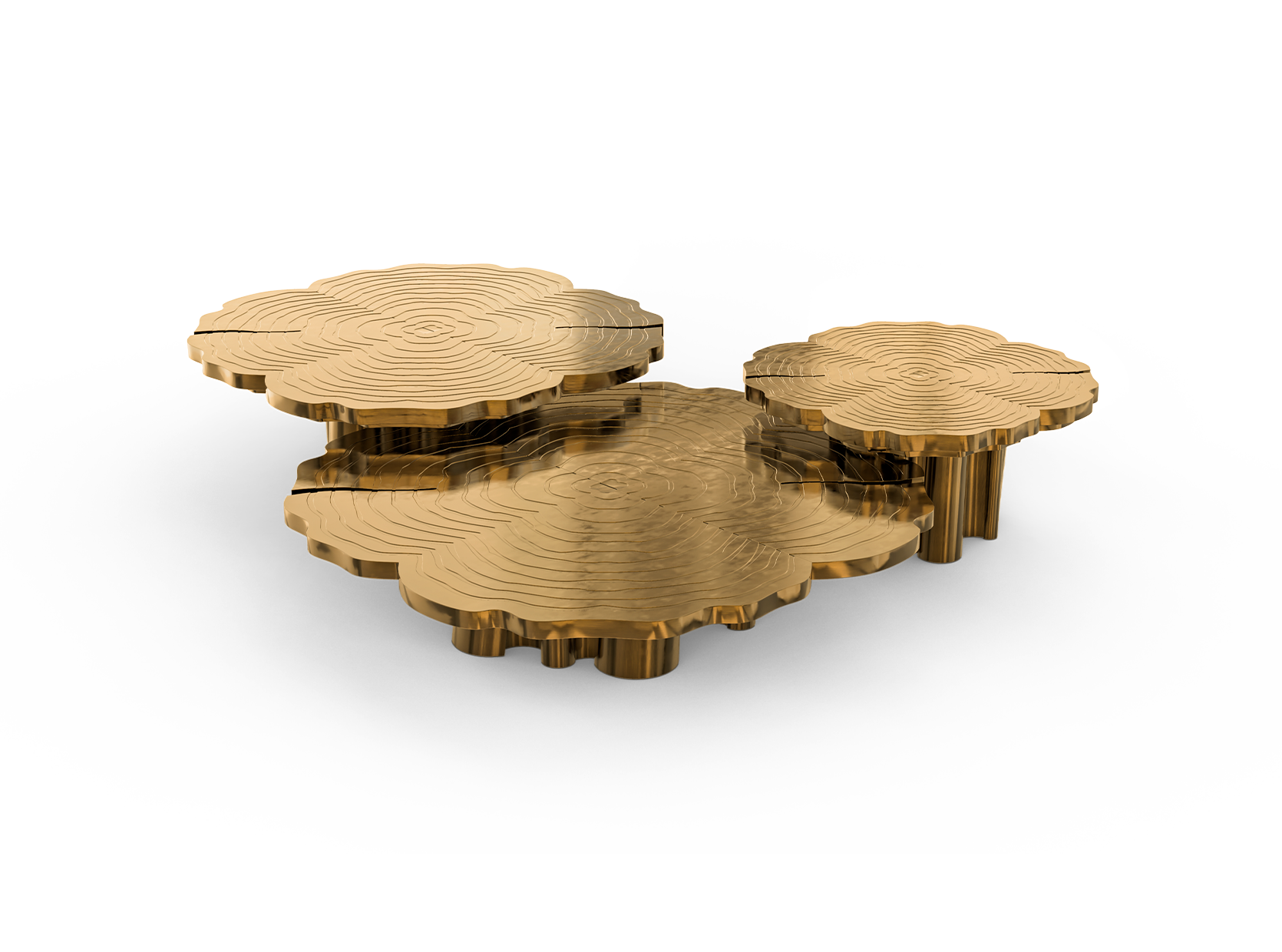 Fortuna Patina 3-Piece Coffee Table Set