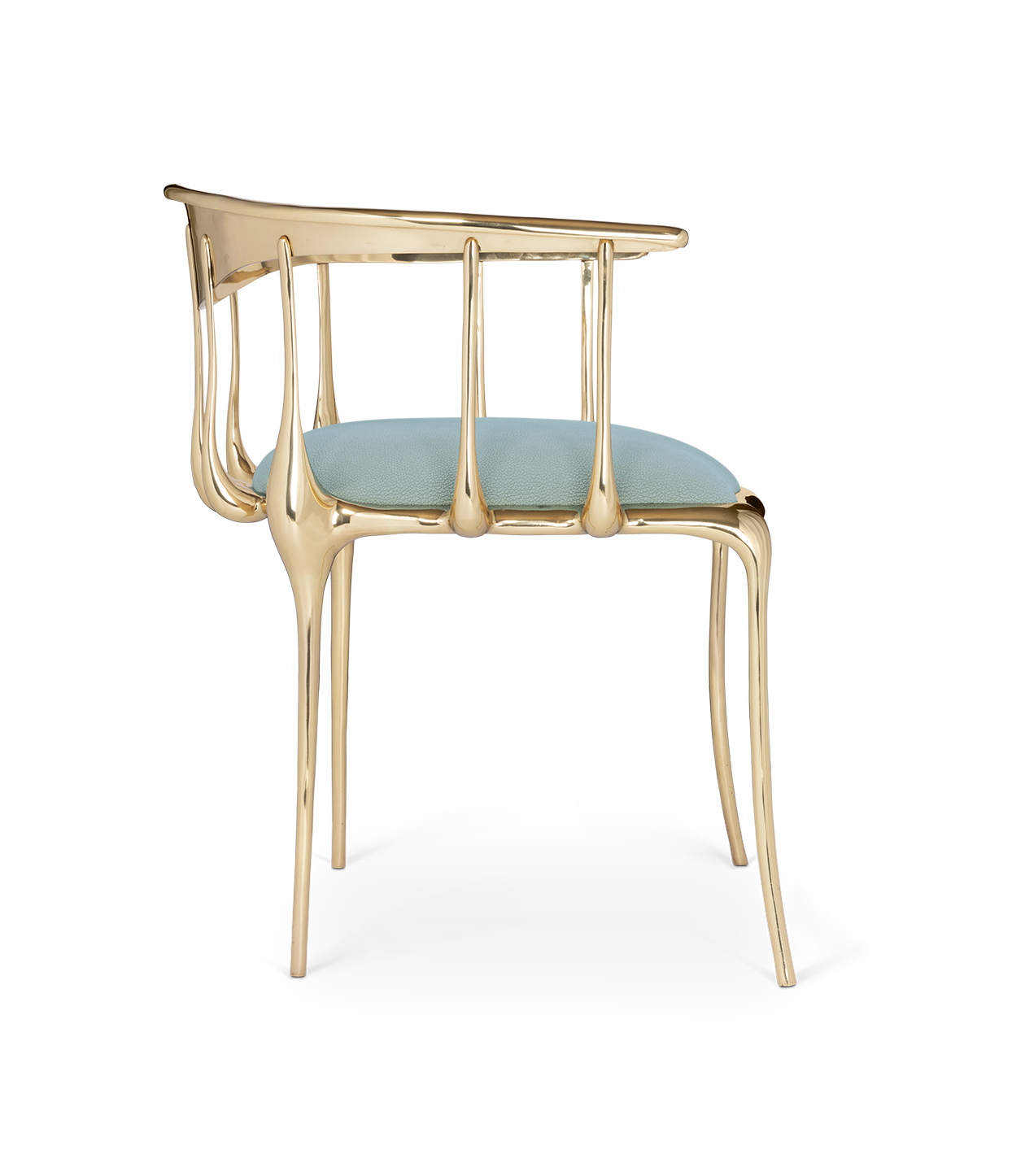 Light Blue Luxe Chair