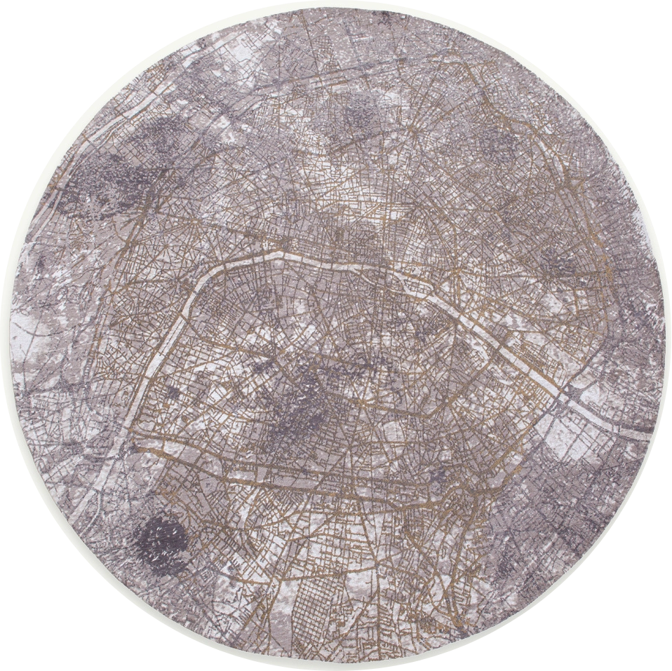 Space Trip Round Rug