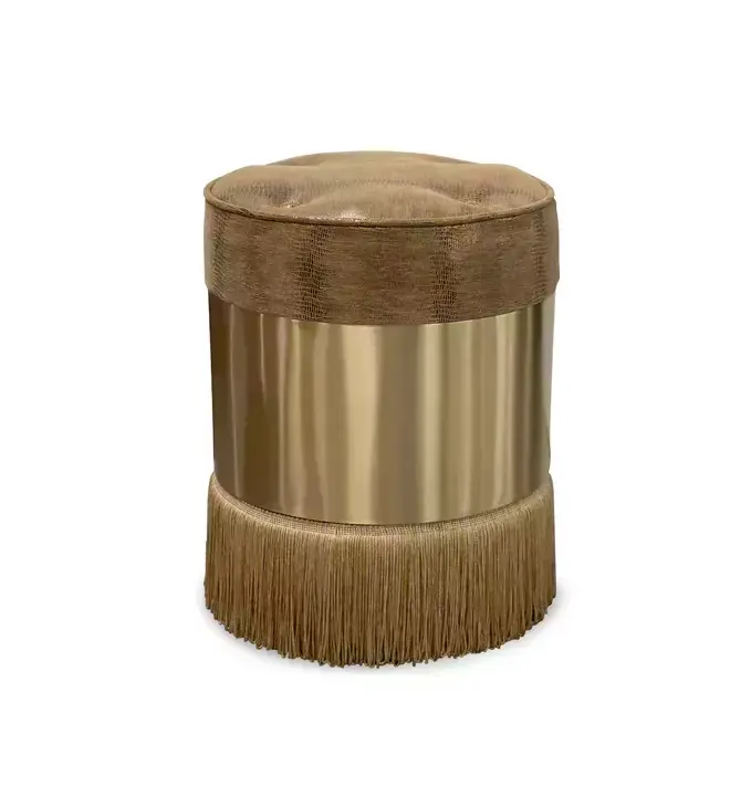 Olivia Leather Stool