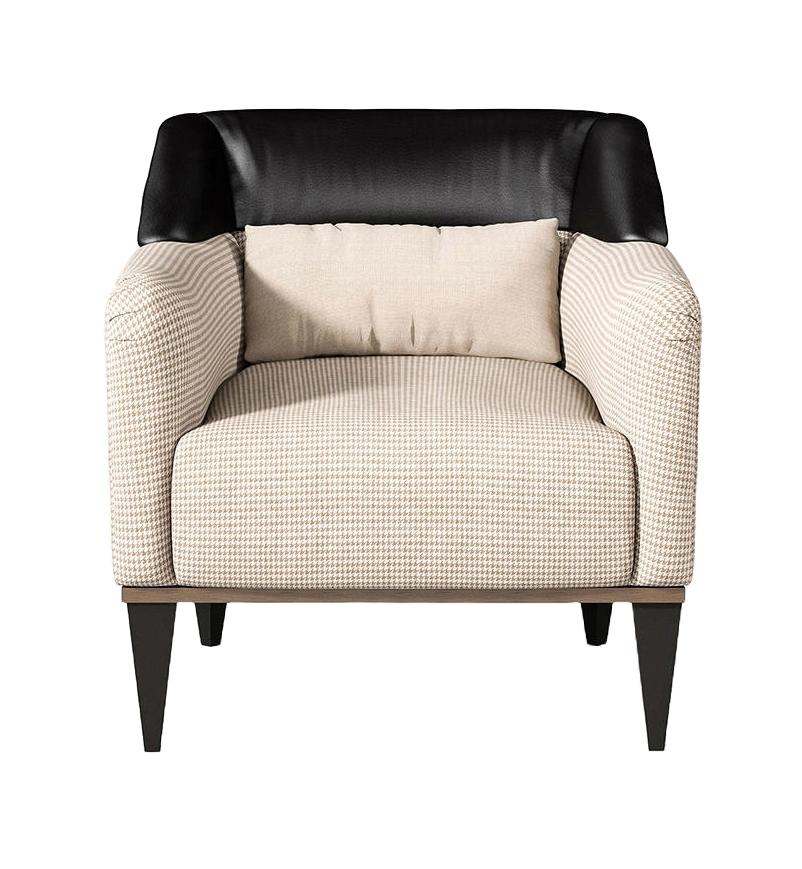 Occasional Black / Beige Armchair