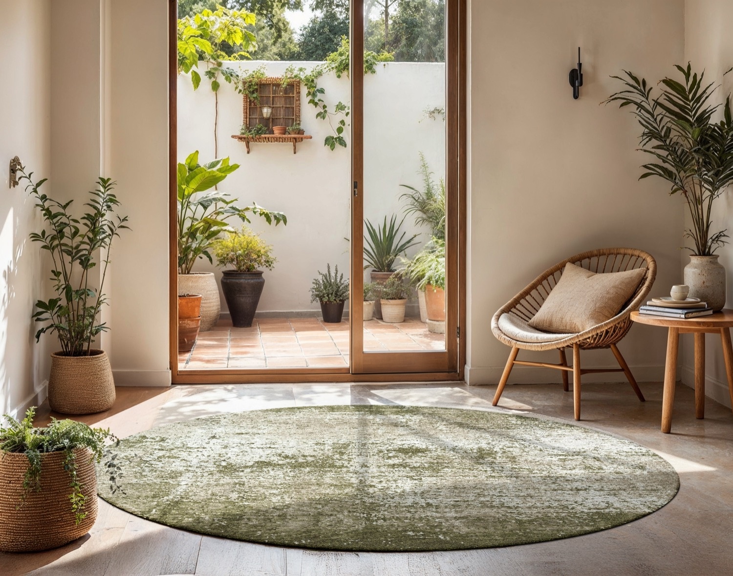 Uranus Round Rug