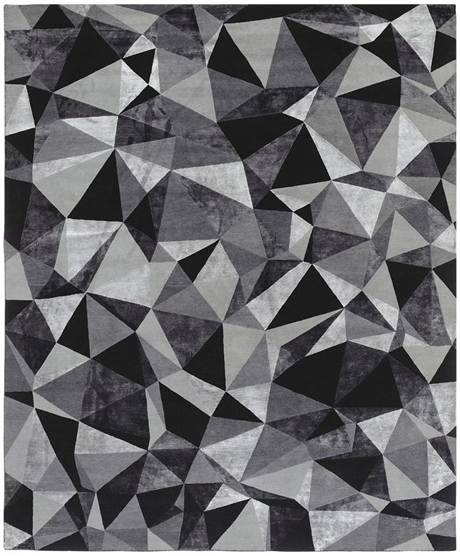 Kaleidoscope Hand-Knotted Italian Sitap Rug