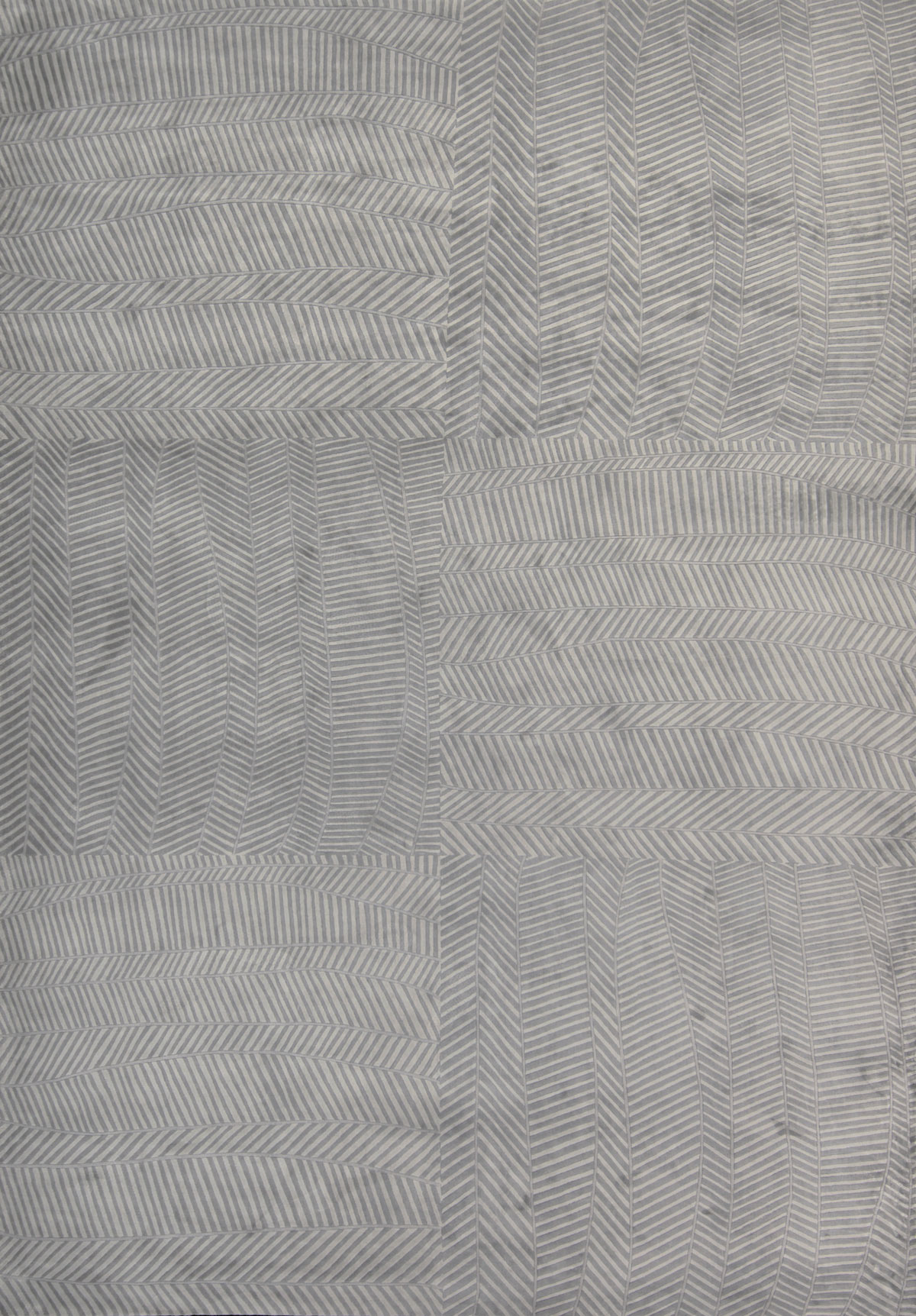 Morgan Pearl Platinum Luxury Rug | Size: 13' 1