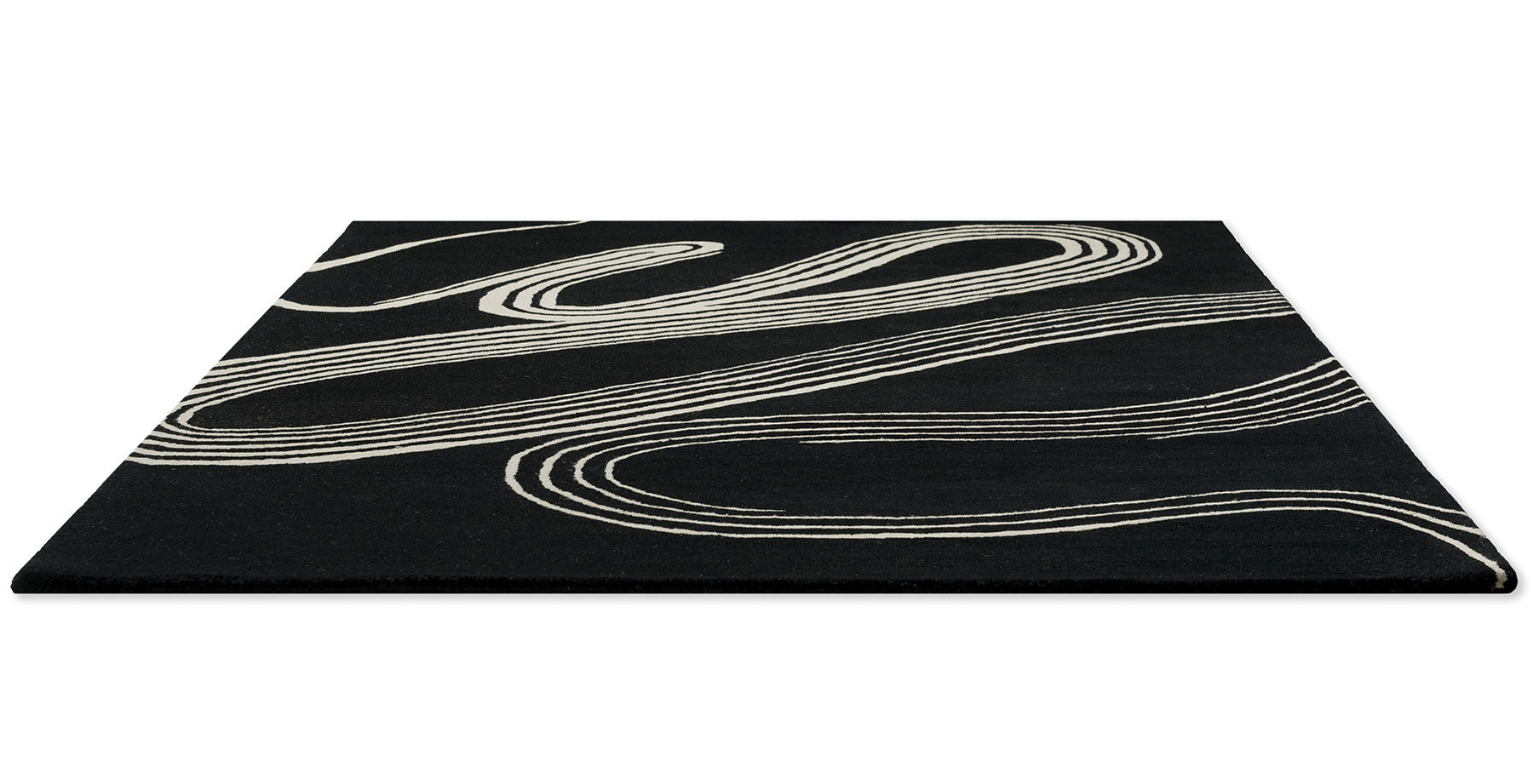 Decor Flow Caviar Handwoven Rug ☞ Size: 4' 7" x 6' 7" (140 x 200 cm)