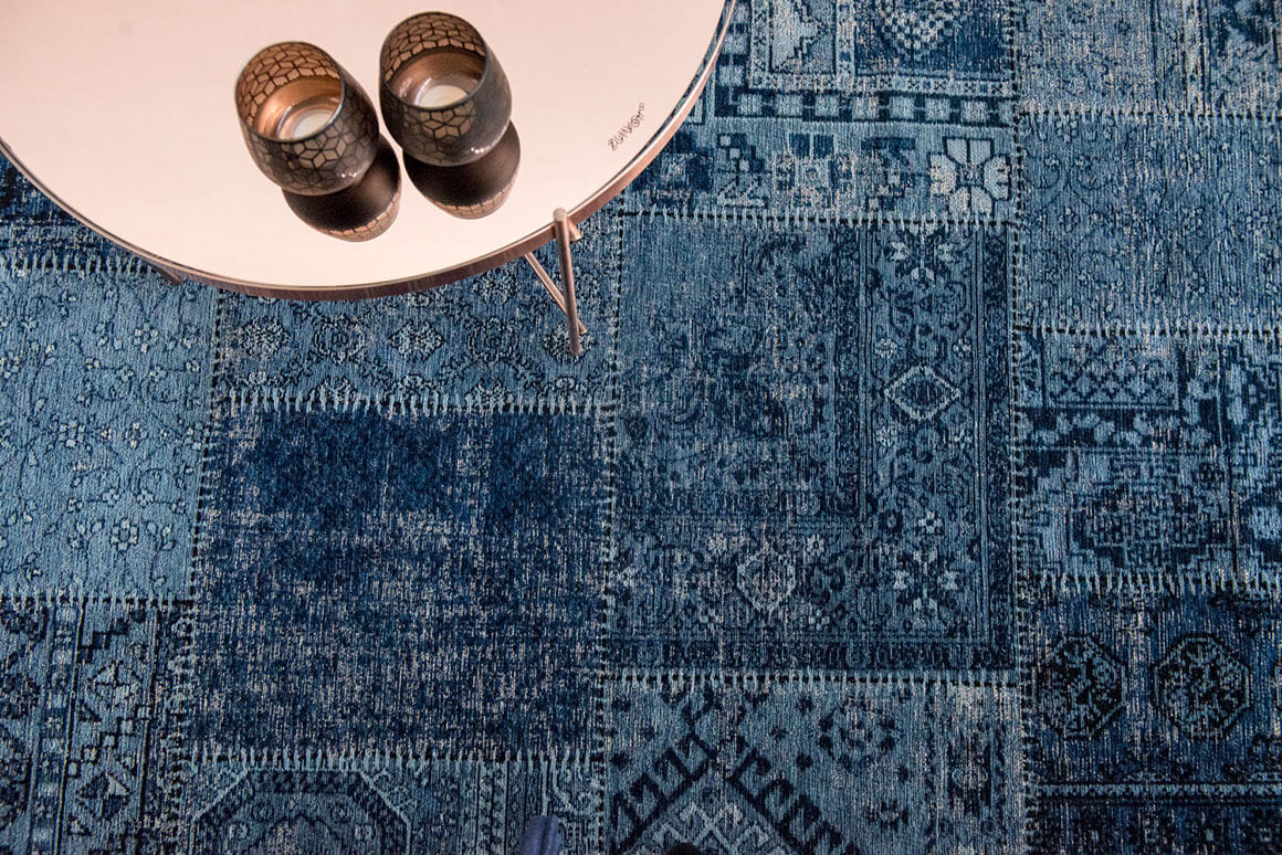 Tuareg Blue Premium Rug | Size: 5' 7