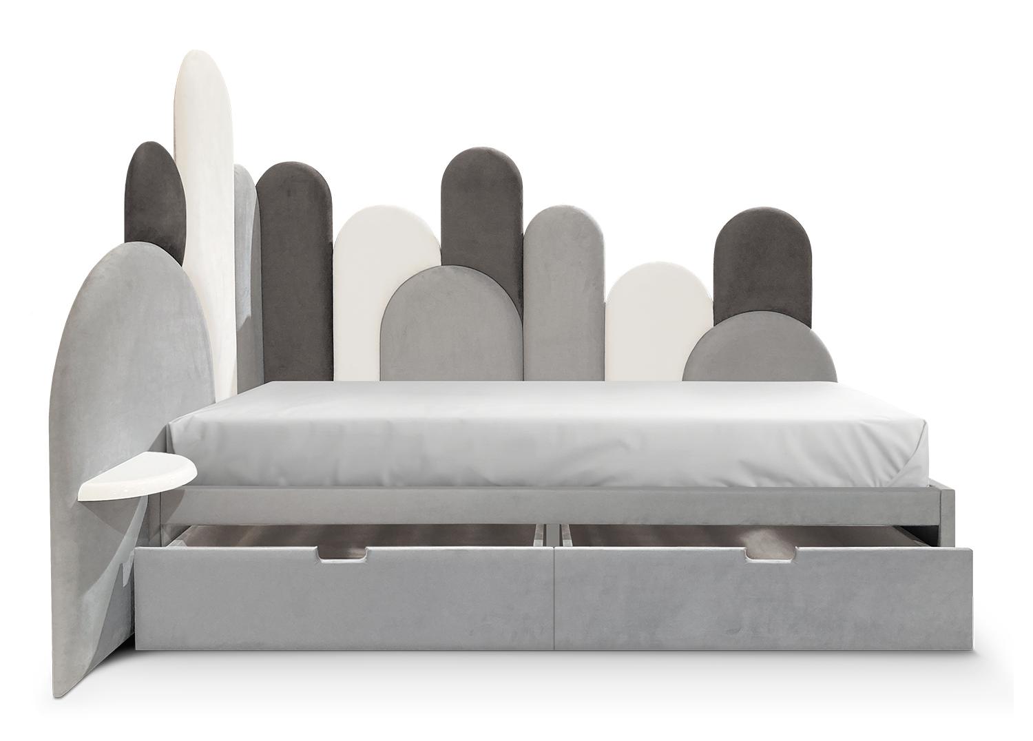 Cozy Haven Corner Bed | Configuration: 1 Drawer | Mattress Size: 150 x 200 cm