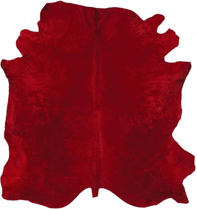 Red Luxury Cowhide ☞ Size: 200 x 240 cm