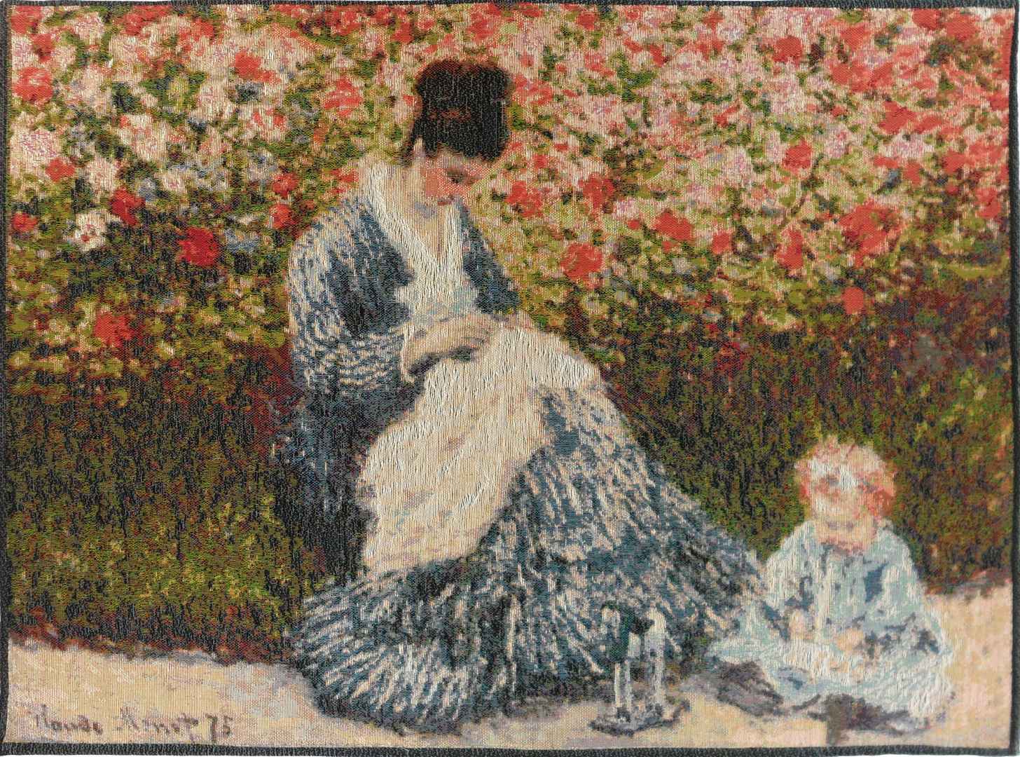 Camille and Child by Monet Tapestry