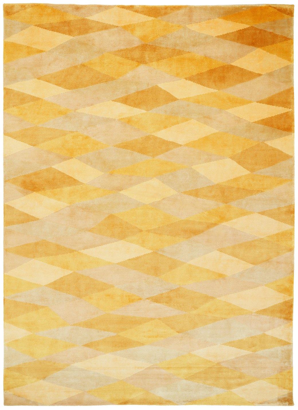 Losanghe Ubriache Gold Rug