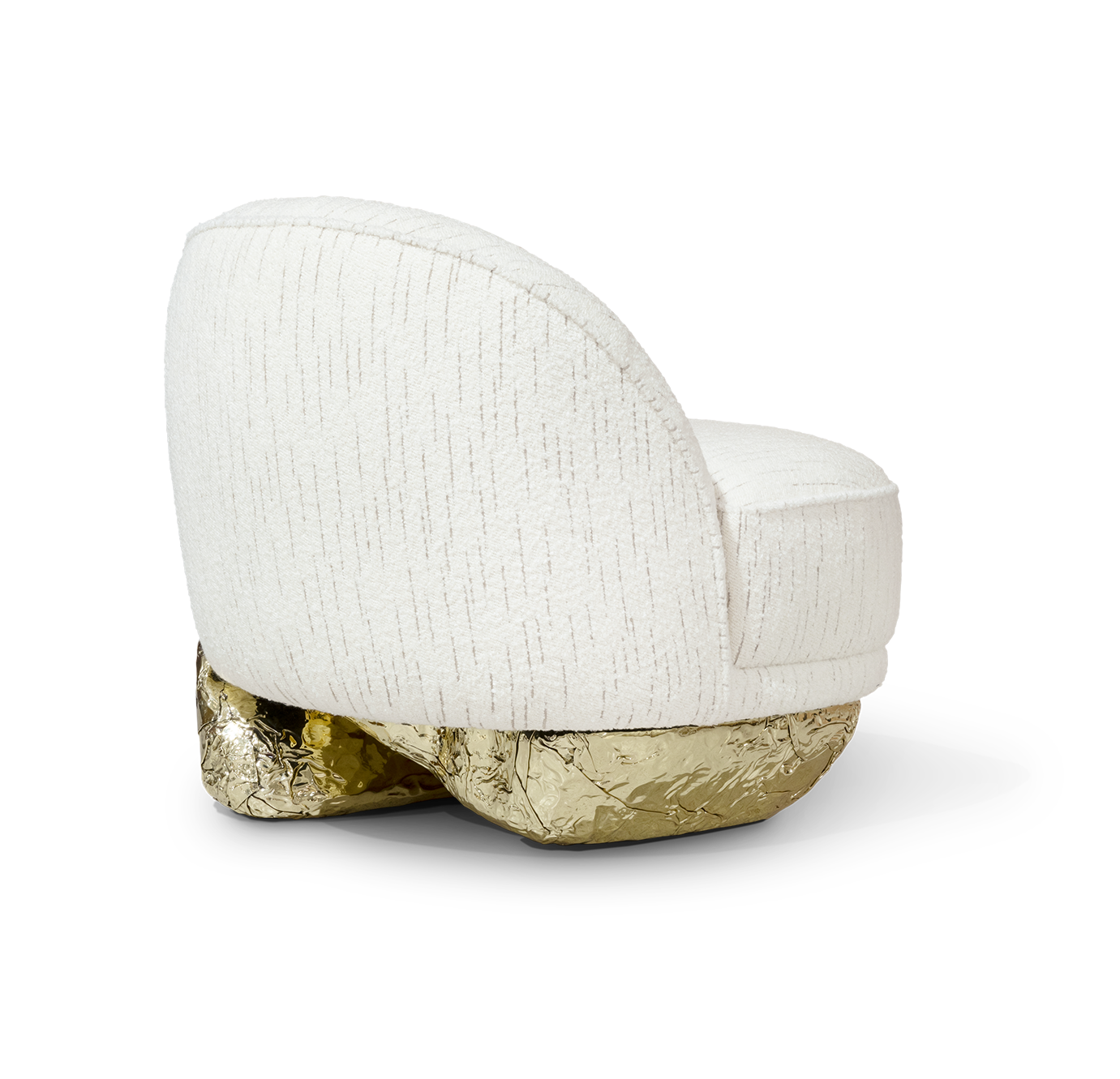 Angora II White Armchair