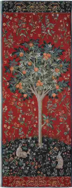 Medieval Orange Tree Wall Hanging