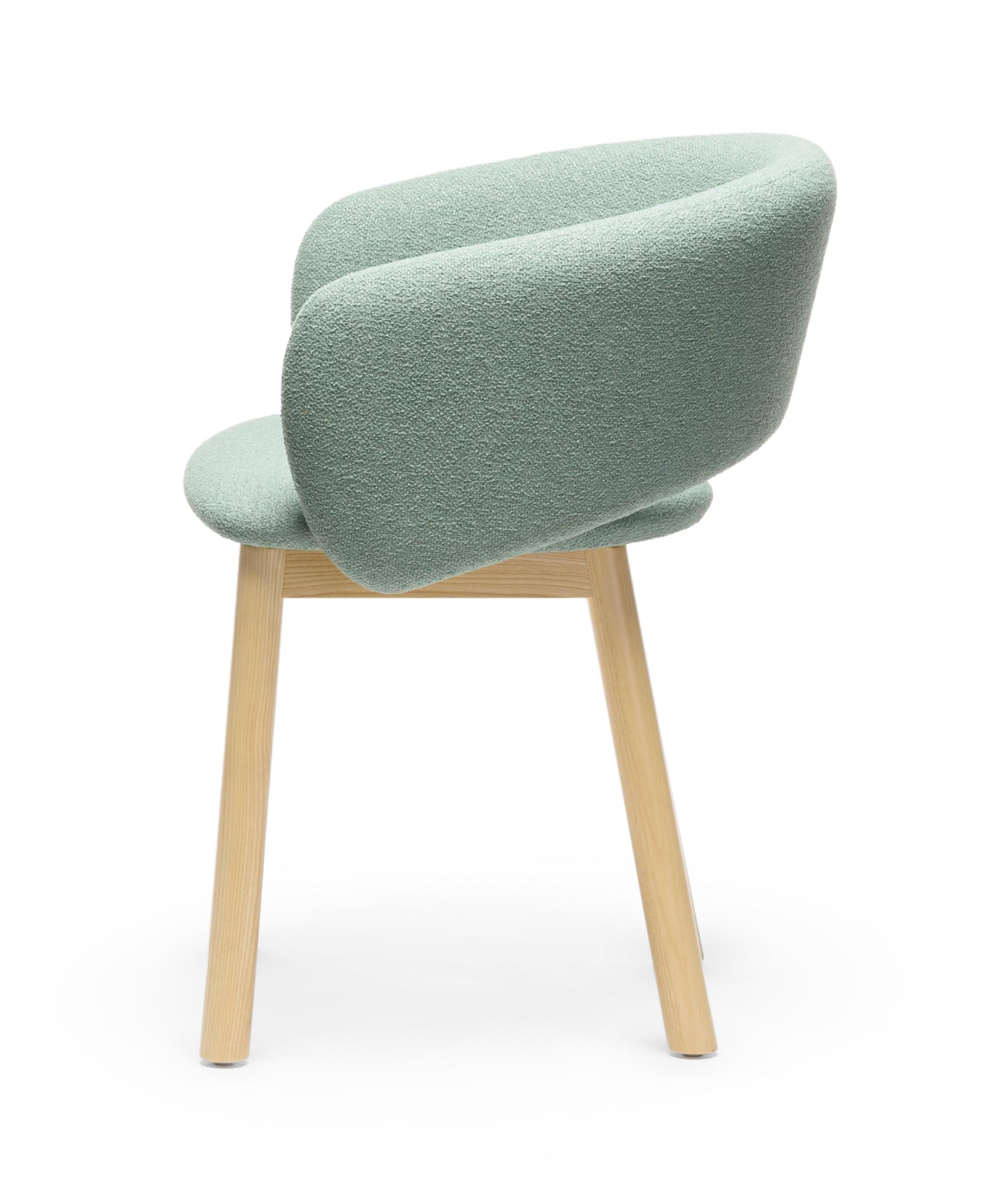 Bel S Light Green Ash Wood Chair