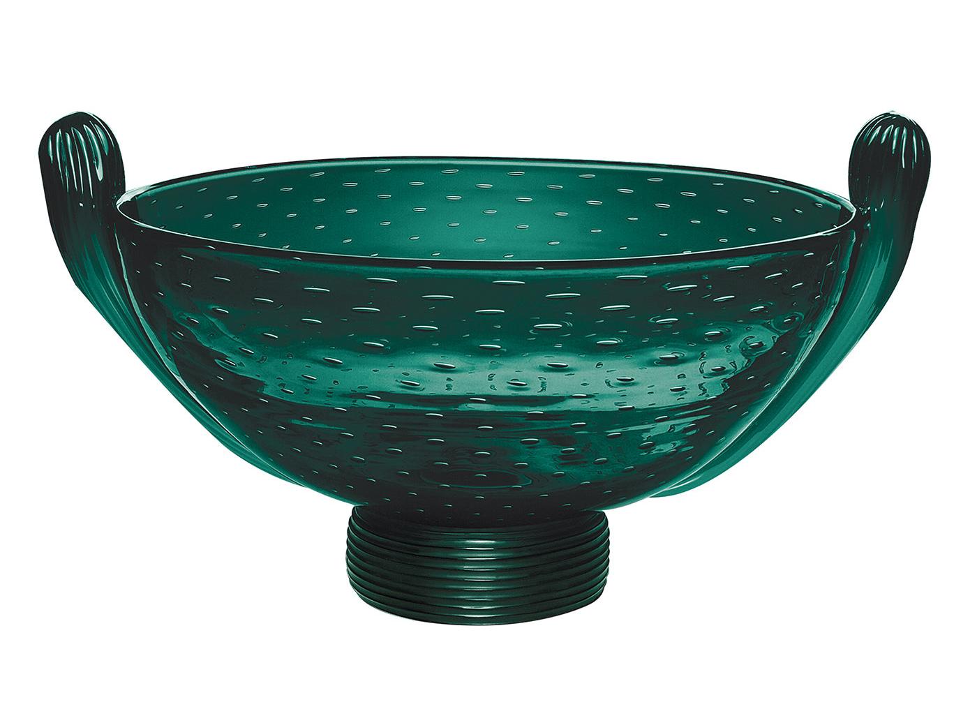 Green Murano Glass Bowl