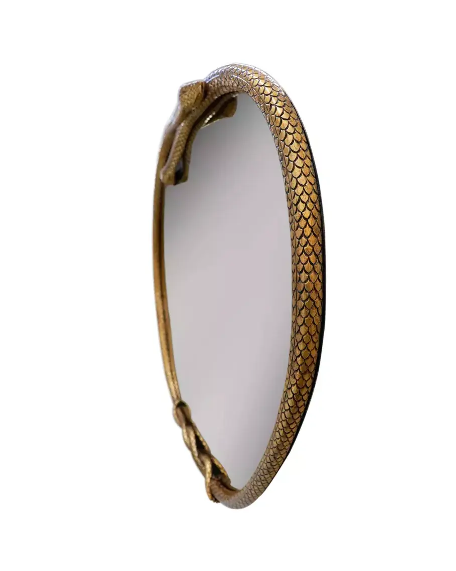 Serpentine Apple-Shaped Mirror