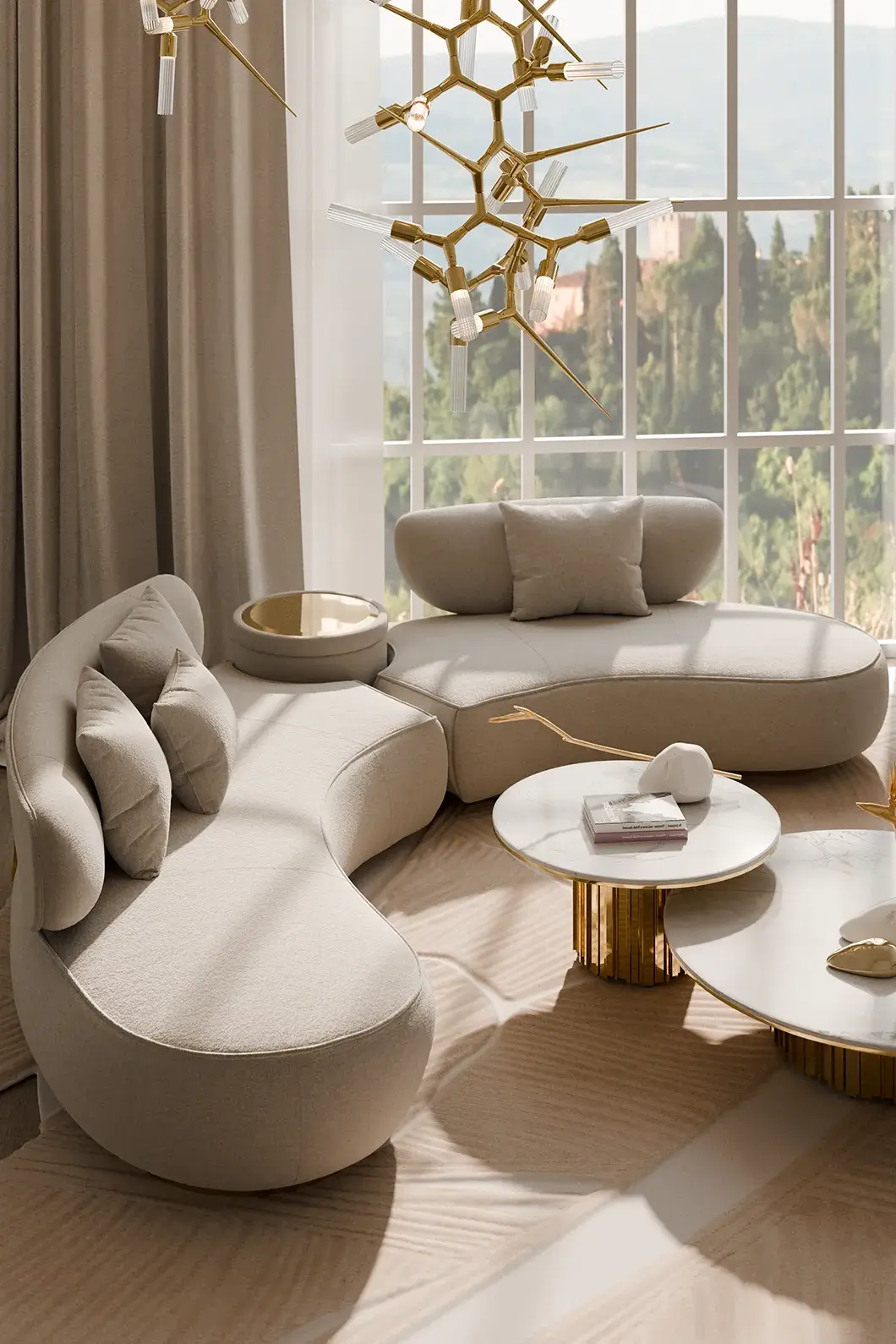 Lattice Round Sofa - 3