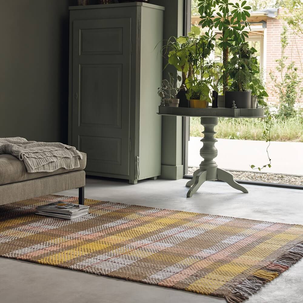 Checkered Kilim Rug | Size: 8' 2