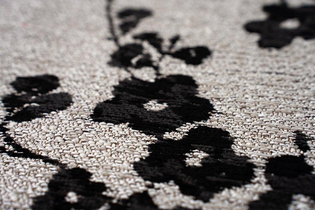 Night Snow Round Rug