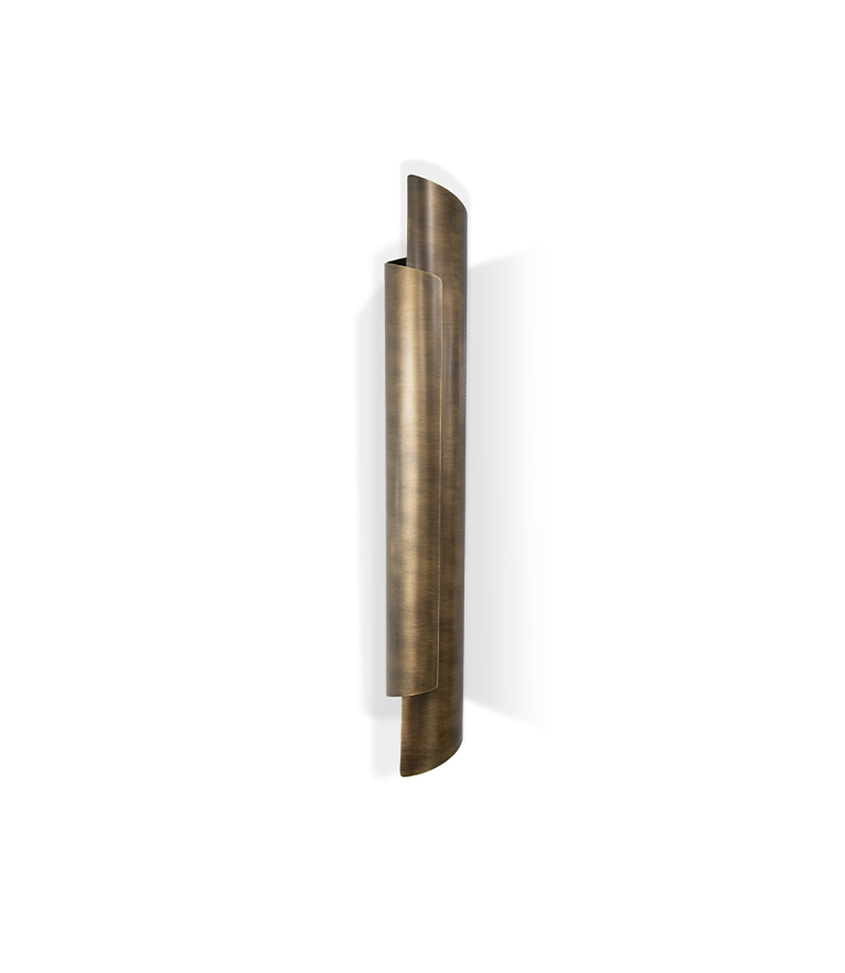 Aged Brass Wall Light