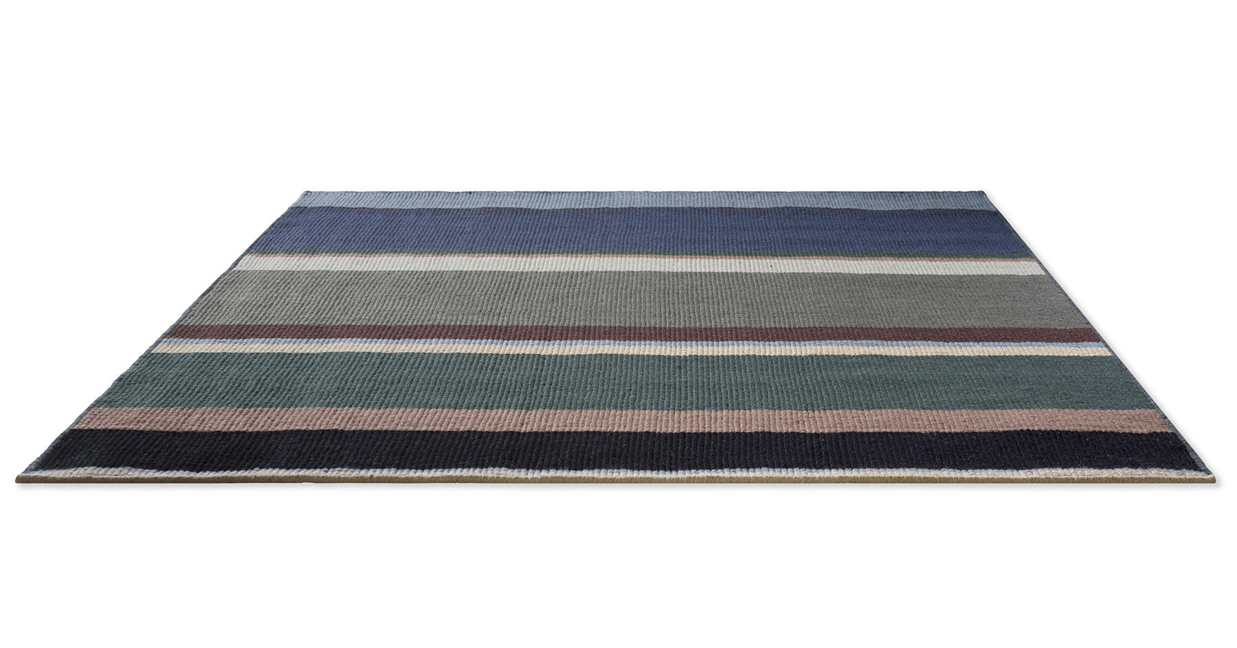 Artisan Stack Green Handwoven Rug