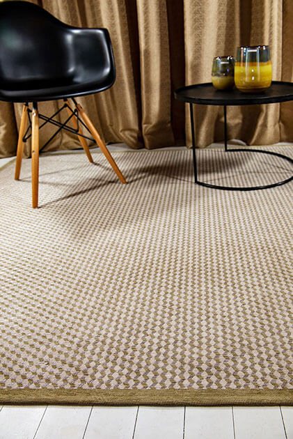 Cubetti Biege Brilliante Premium Rug