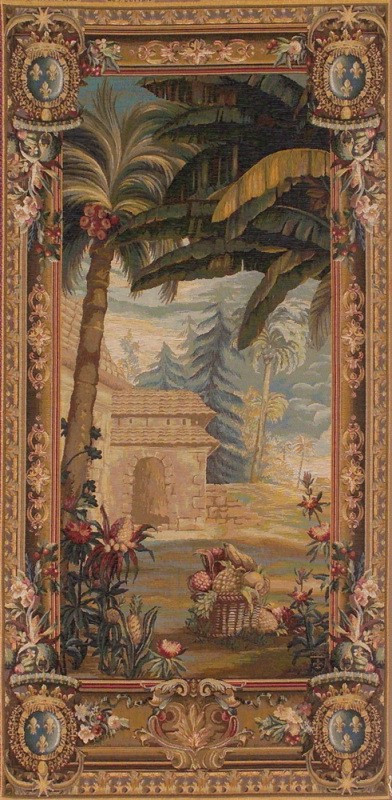 The Pineapple Harvest - Pagoda Panel Tapestry