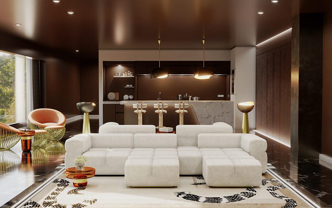 Keira Demilune Bar Stool - 2