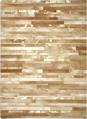 Hoover Cowhide Handwoven Rug | Size: 5' 7