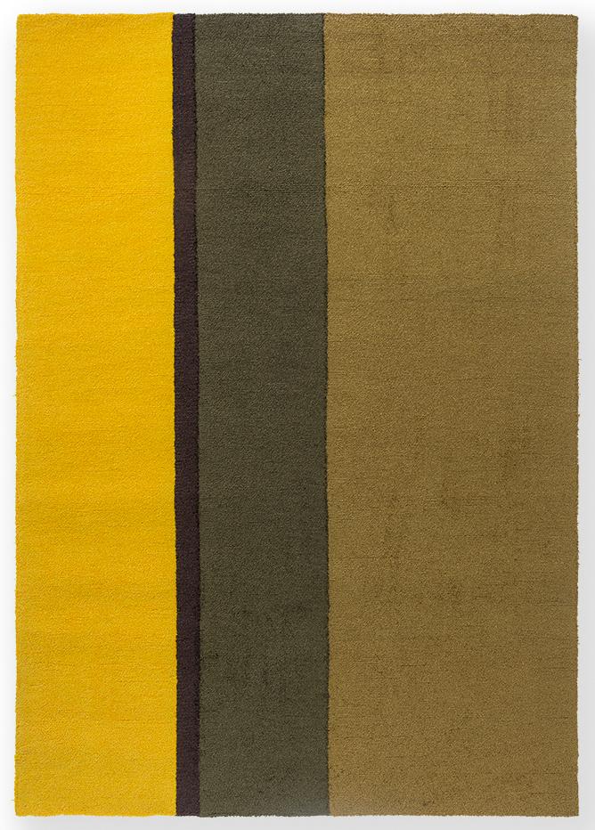 Stripe Yellow Outdoor Rug