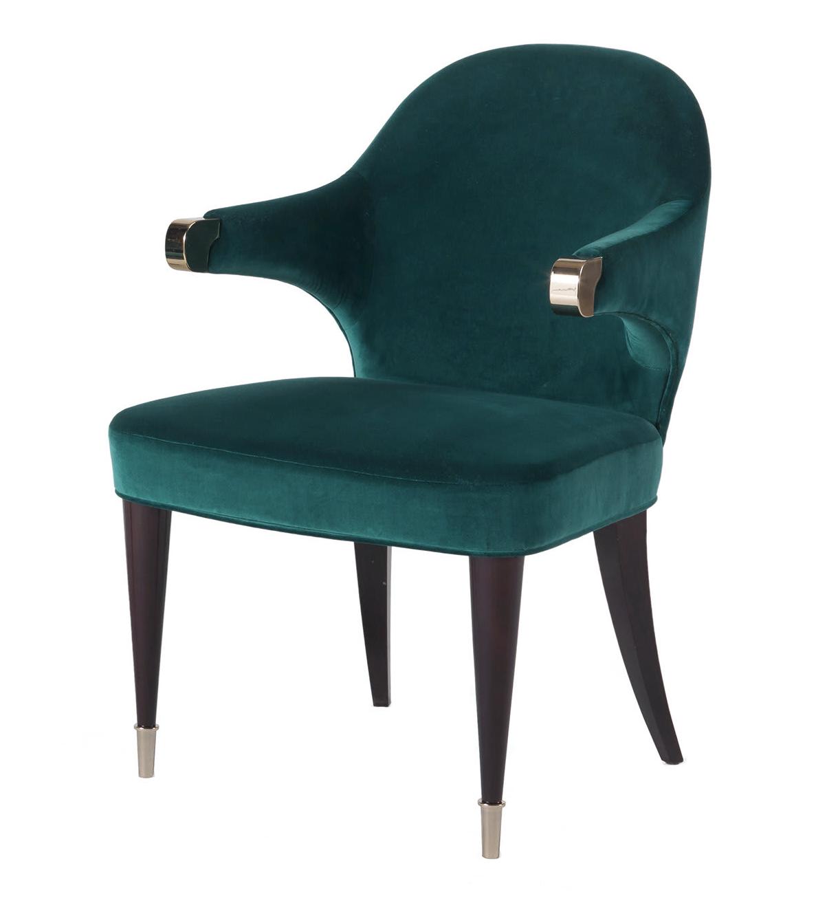 Dark Green Dining Chair