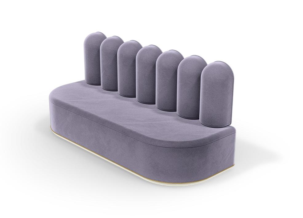 Fluffy Cloud II Snuggle Sofa