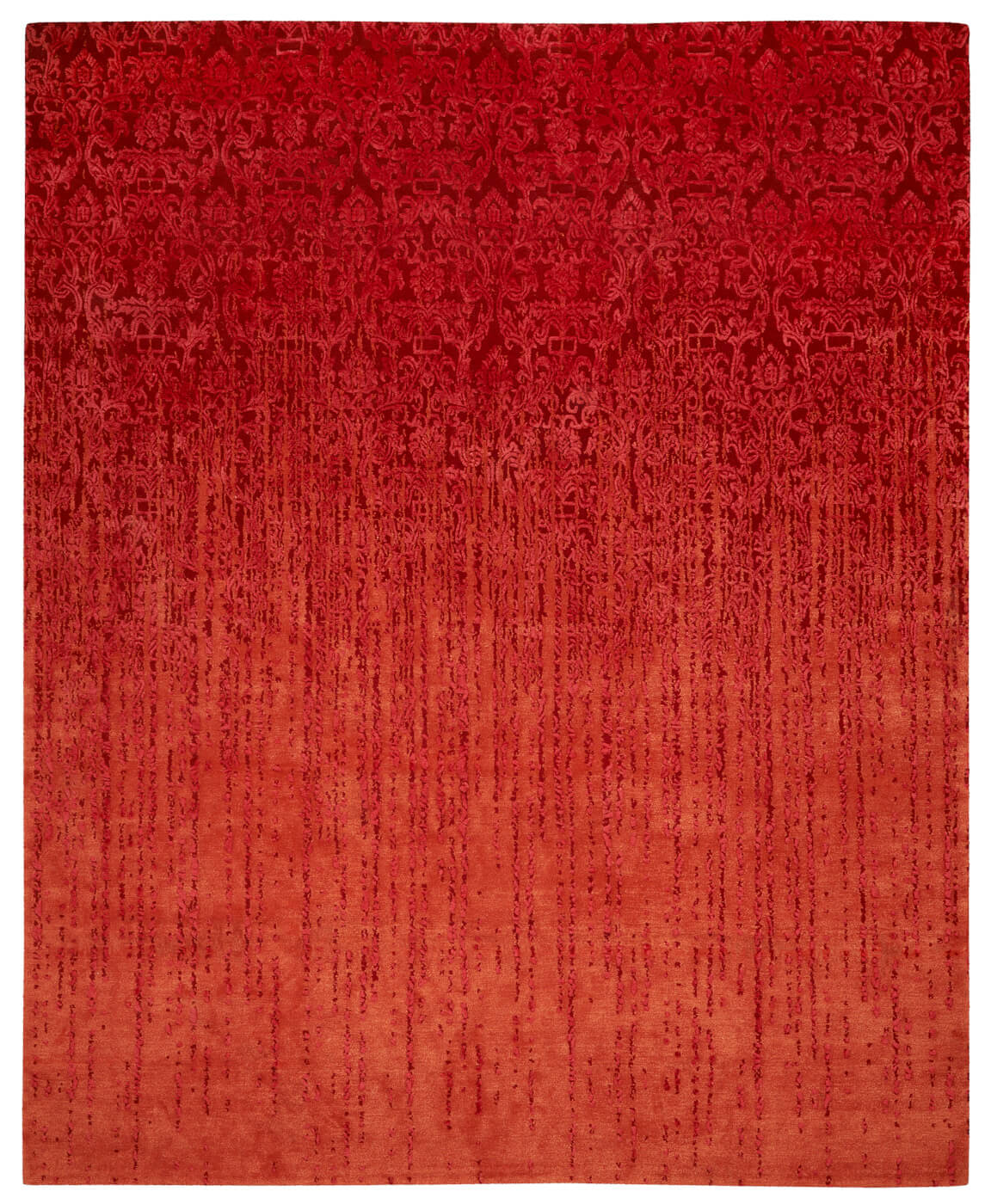 Roma Luxury Red Hand-knotted Rug