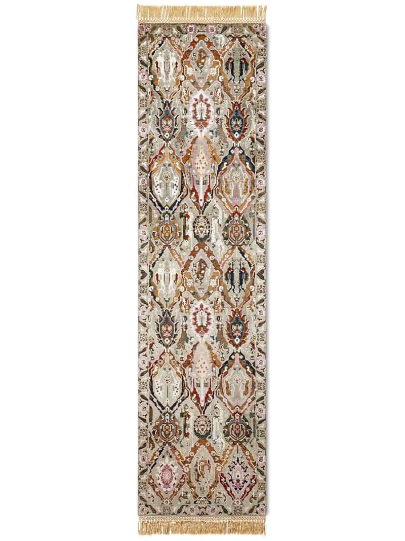 KavaBagh Green Hand-Woven Rug