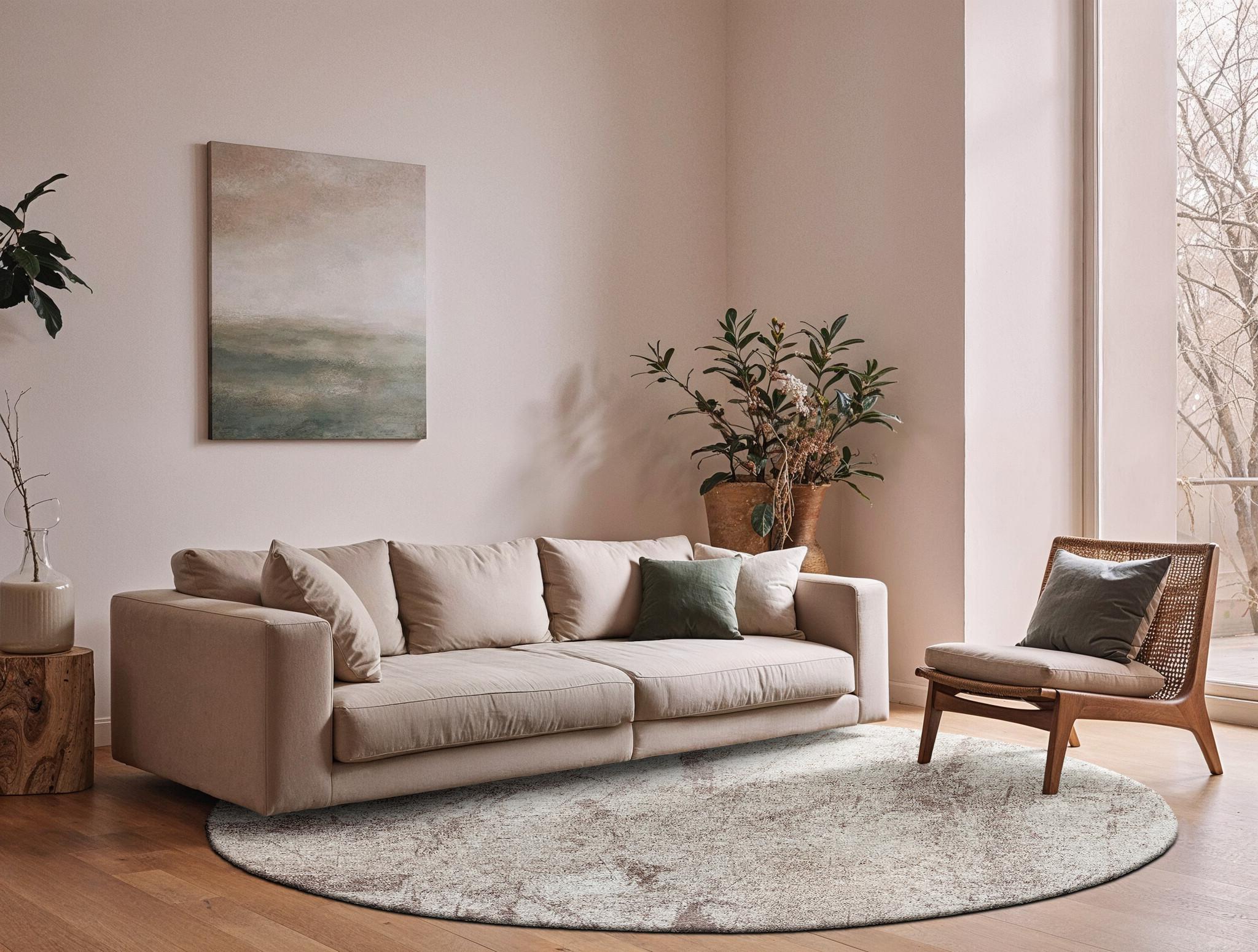 Albatre Round Rug