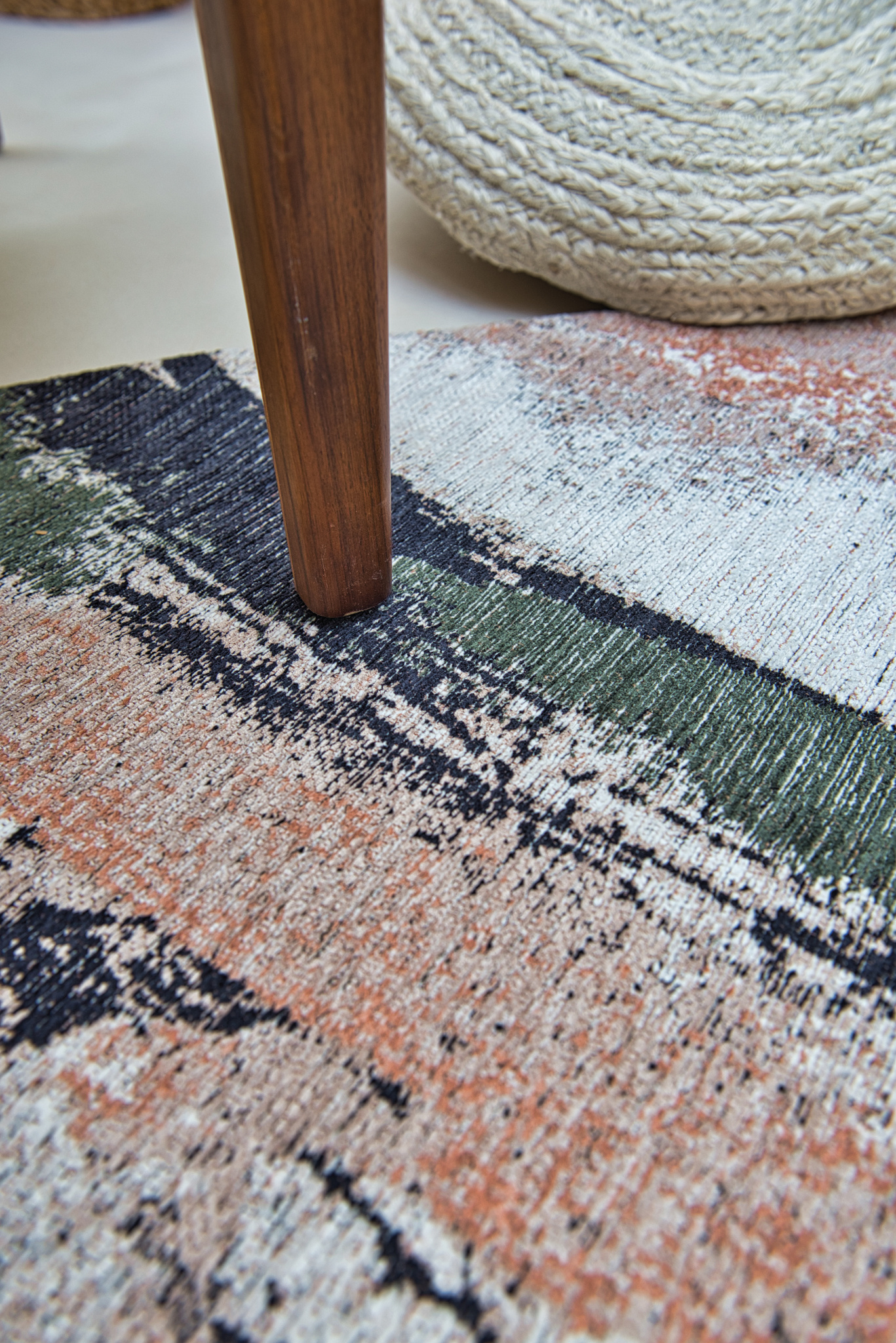 Indian Rice Round Rug