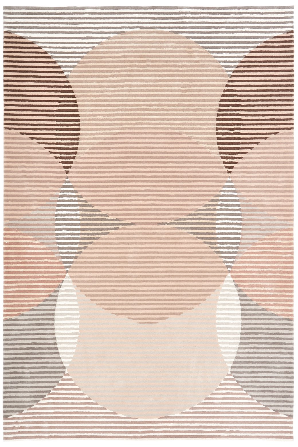 Sinking Rounds Nude Rug