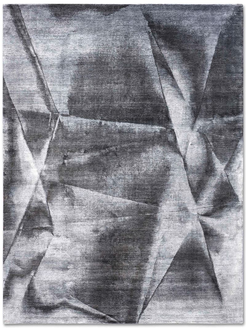 Charcoal Hand Knotted Rug