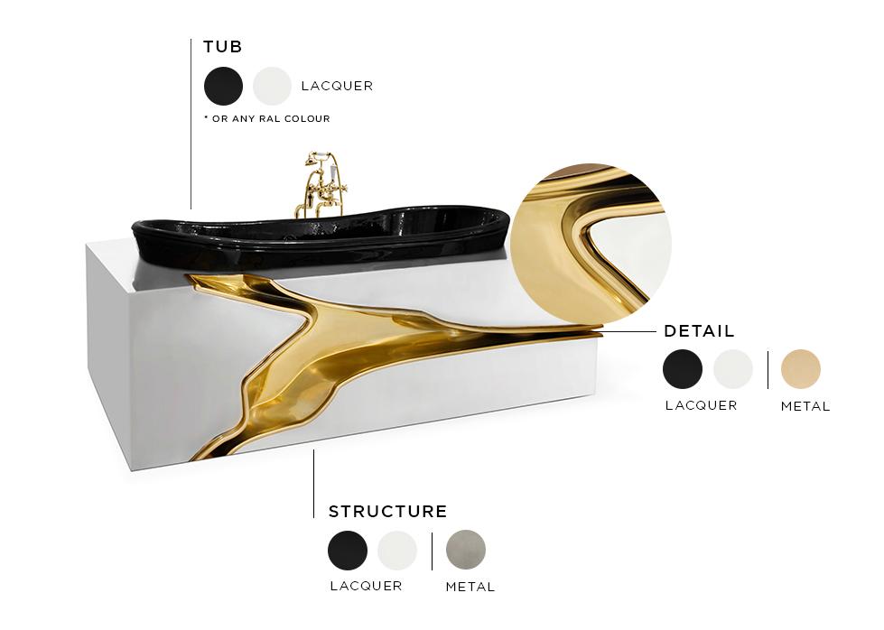 Fractured Design Bathtub