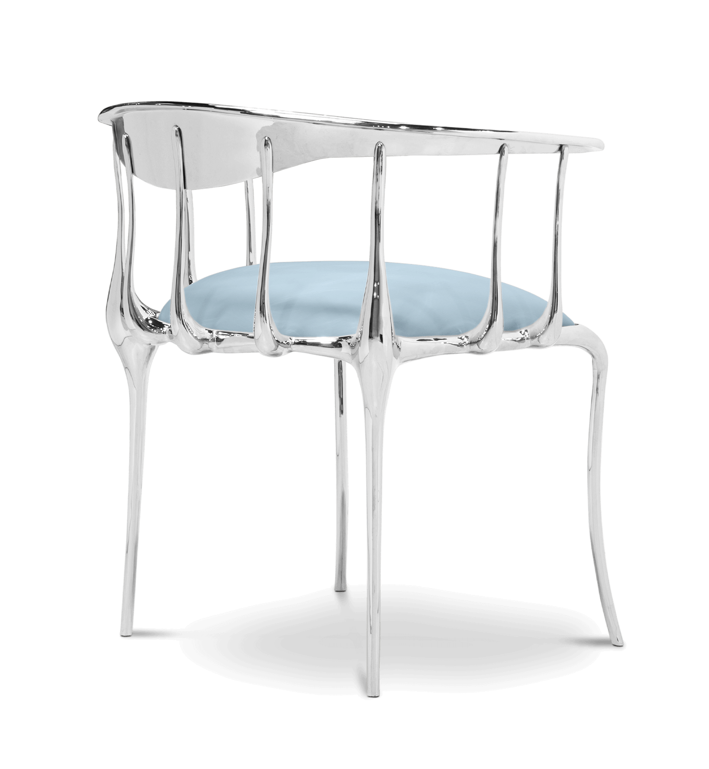 Silver Luxe Chair