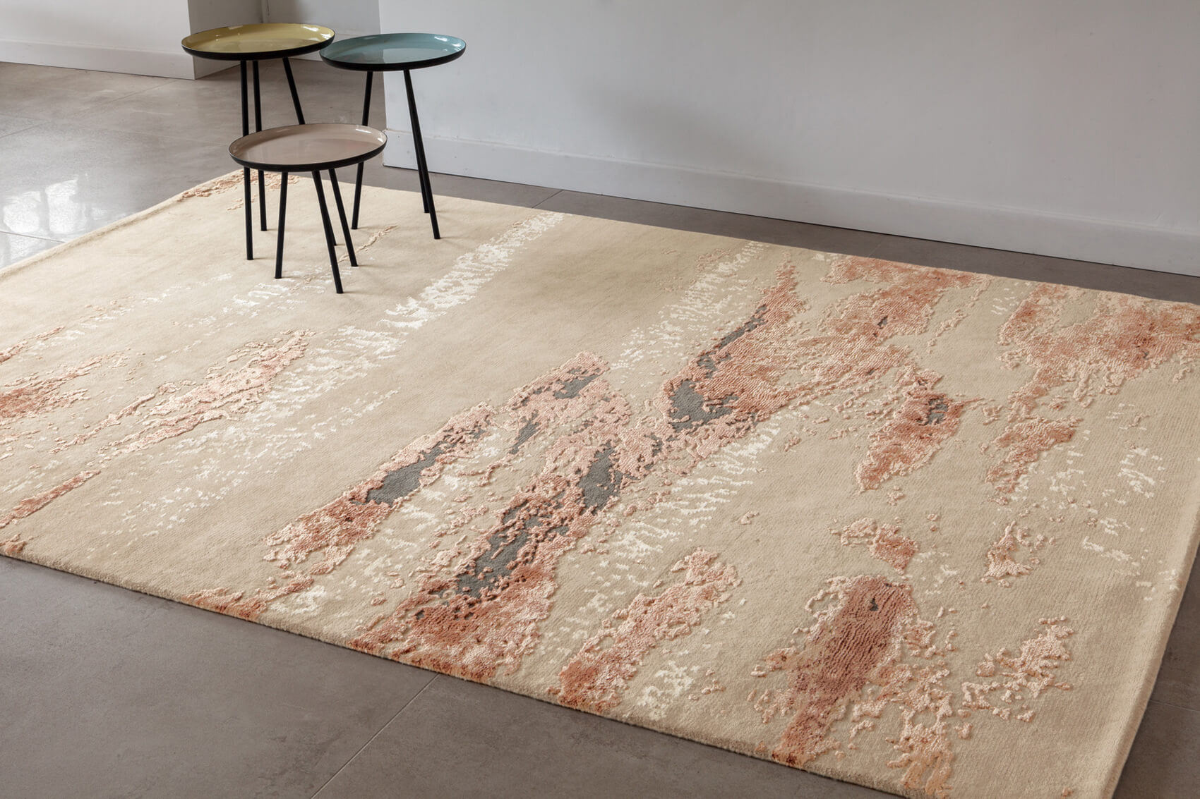 Cloud Wool / Vegetable Silk Hand-Knotted Rug