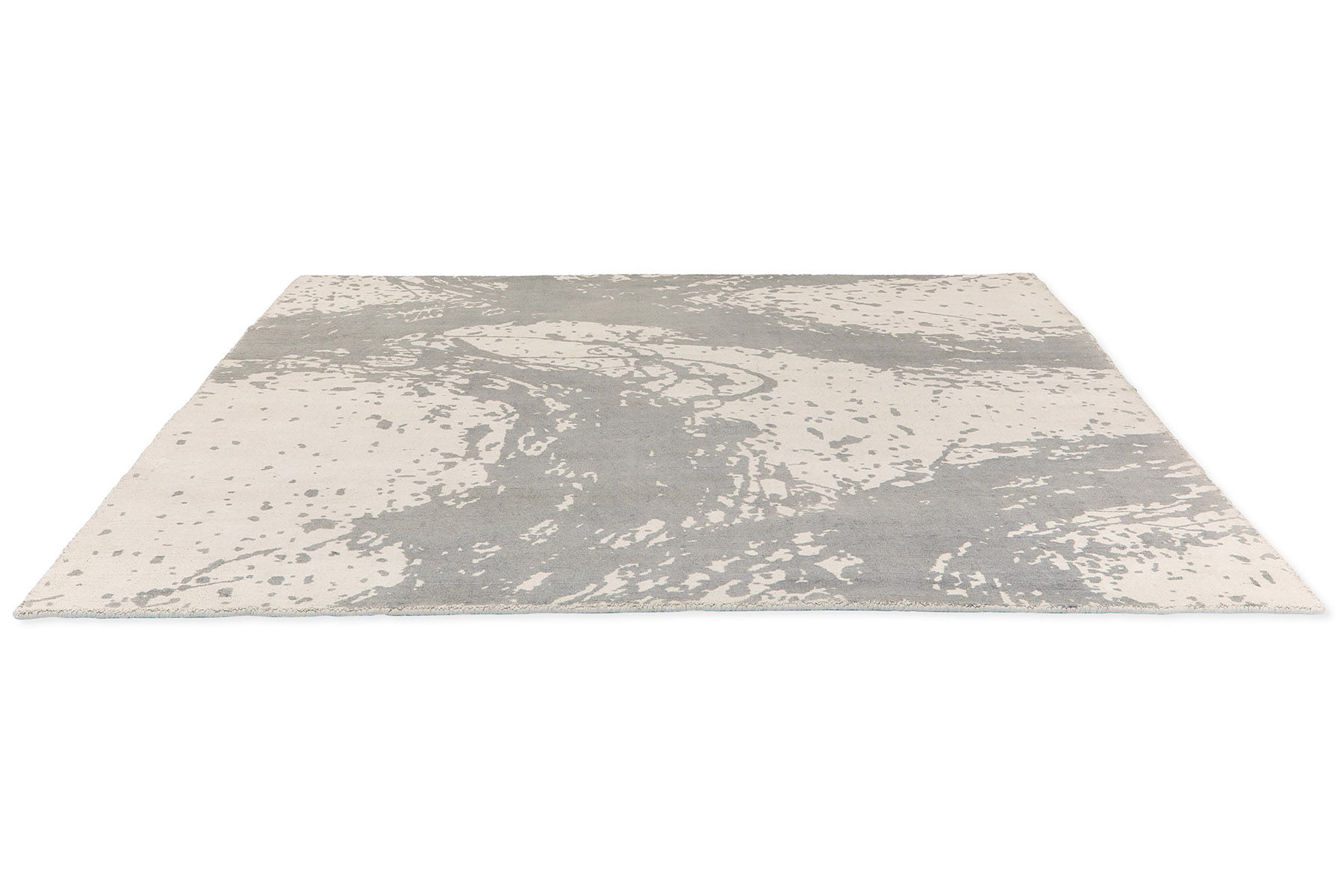 Enigmatic Pewter Awakening Designer Rug