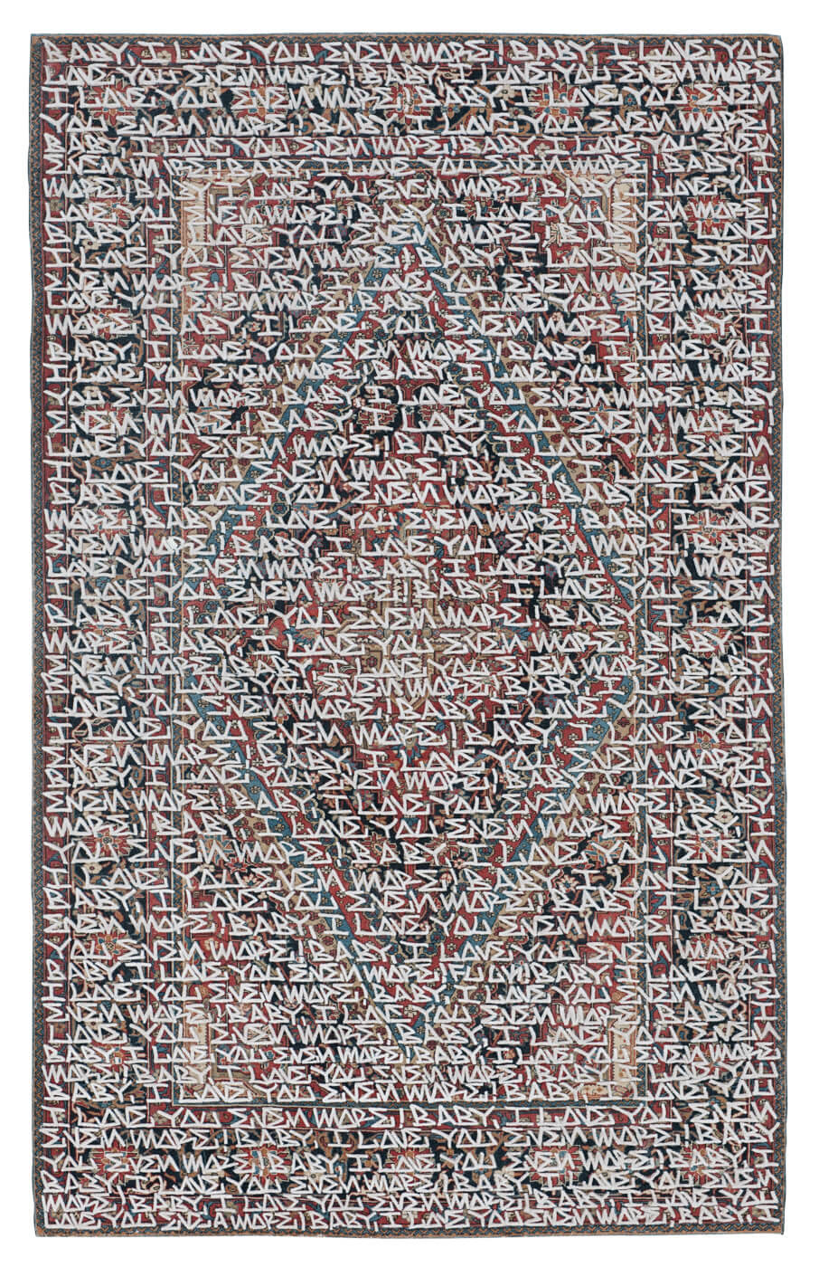 I Love You Hand-Woven Rug