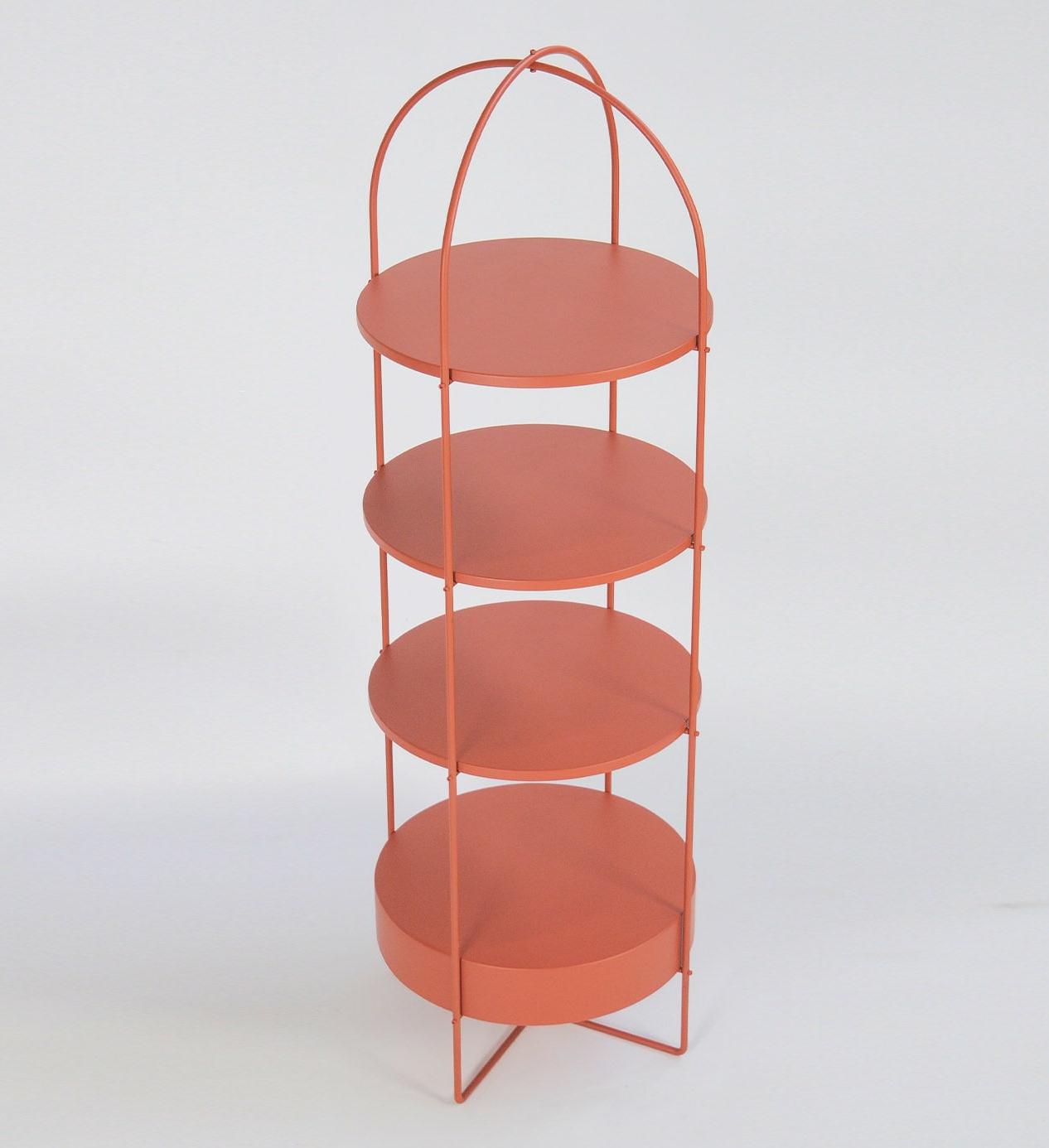 Red Lacquered Bookcase
