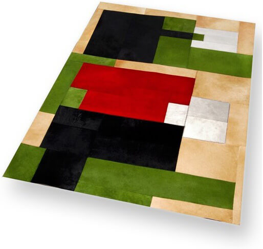 Loutraki Cowhide Multi Rug