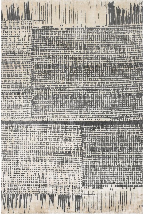 Outline Viscose Hand-Loomed Rug