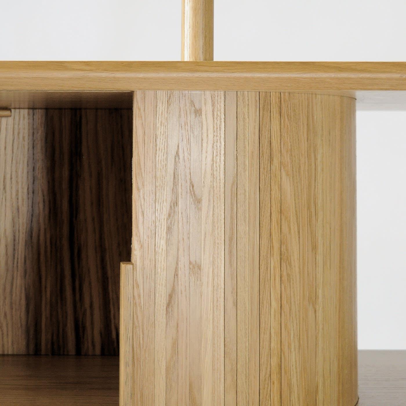 Modern Modular Oak Bookcase