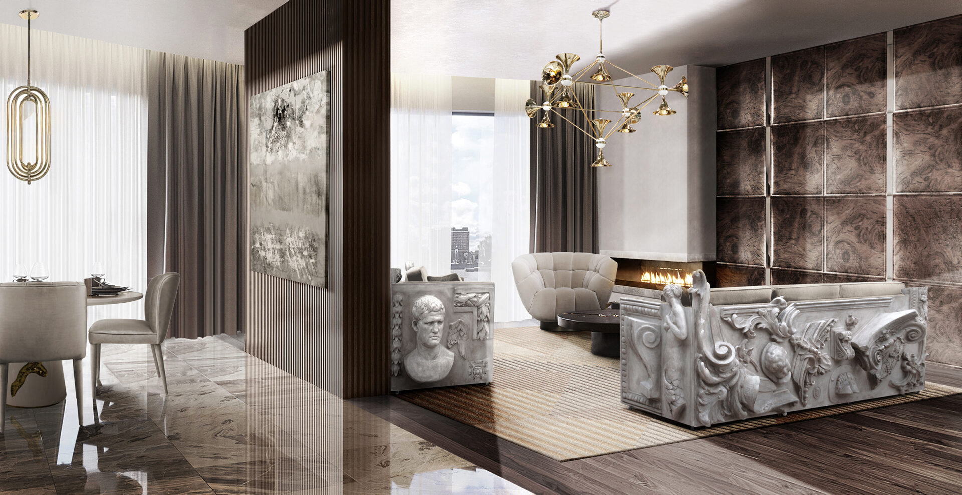 Maestro Diamond Suspension Lamp - 5