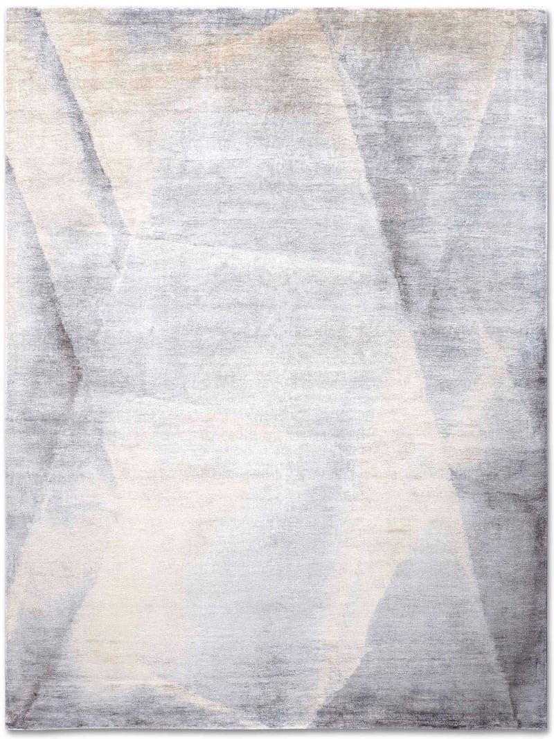 Silver Exquisite Handmade Rug