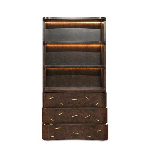Designer Wood Bookcase